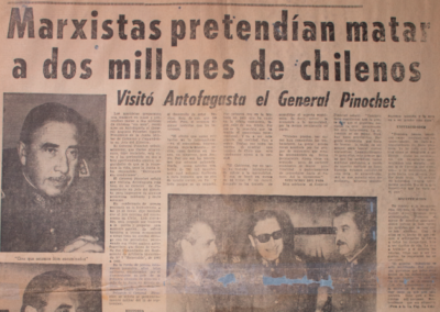 Marxistas pretendían matar a dos millones de chilenos. Visitó Antofagasta el General Pinochet